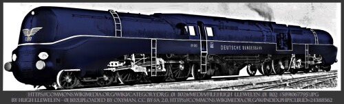 Garret BR 03 154 Stromlinie CFA 231+132 SNCF DRG;blauer Riese pix