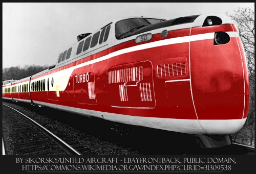 TEE Trans Europ Express DB United Aircraft Turbotrain 1971 beige 75 75 35,55 33 rot 77 60 60,0 60