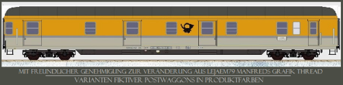mr a26 Postwaggon UIC Wagen Produktfarben Systemtechnik DB gelb a (3)
