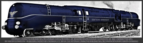 DRG BR 03.10 CFA 231+132 GARATT Algerien Stromliniendampflok d