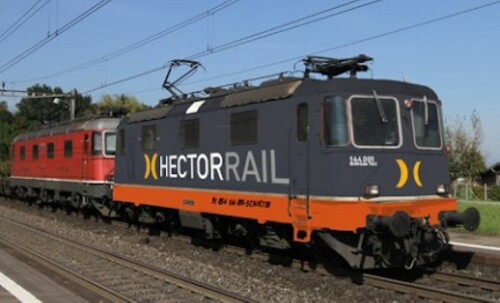RE 4 4 SBB FFS Schweiz E Lok X Hectorrail Swiss orange grau el18