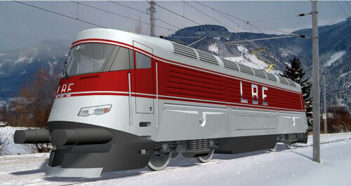 BR 102 ŠKODA C 380 E109 DB Pop Art rot LBE Vorstudie Porsche