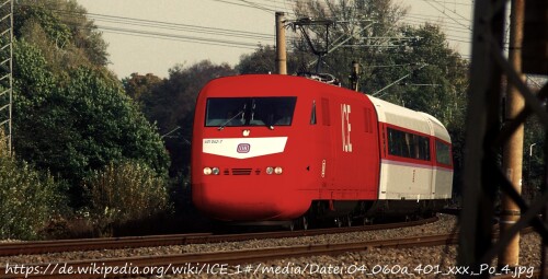 BR 401 ICE Intercity express Produktfarben Orientrot (1