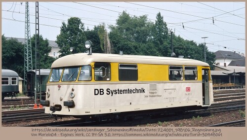 VT 95 BR 724 001 DB Systemtechnik Schienenbus Prototyp BR 695 VT 24 BR 624 A (1)