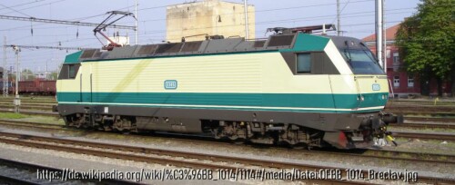 öbb 1014 bahngarfield Christian DB Epoche 4 ozeanblau beige Design