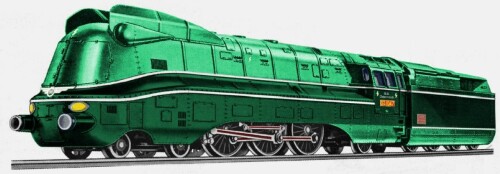 BR 03.10 ÖBB DRG grün Bahngarfield Christian