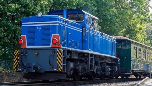 BR 251 V51 blau Schmalspurbahn Diesellok RBB Bahngarfield Christian
