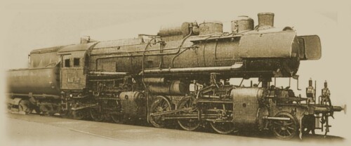 MAV Mallet 601 Witte Windleitblechen BR 52 rauchkammertür Bahngarfield Christian