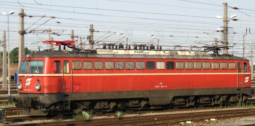 ÖBB 1042 1051 sechsachsig orange Jaffa Bahngarfield Christian