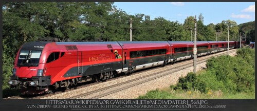 ÖBB 1116 BR 182Taurus als Triebzug Hit the road Railjet (2)