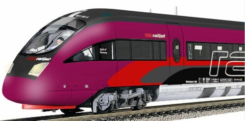 ÖBB 4011 ICE TD BR 605 Rail Jet Design Bahngarfield Christian