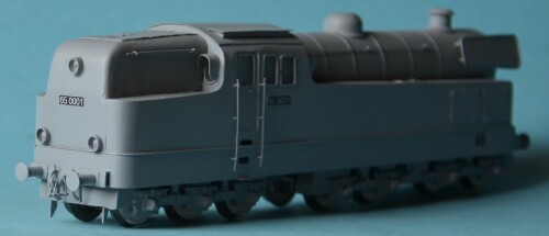 BR 65 001 D 3 Getriebe Dampflok 6–Zylinder Dampfmotor Drehgestell Kurbelwellen Henschel 1954 Edi (2)