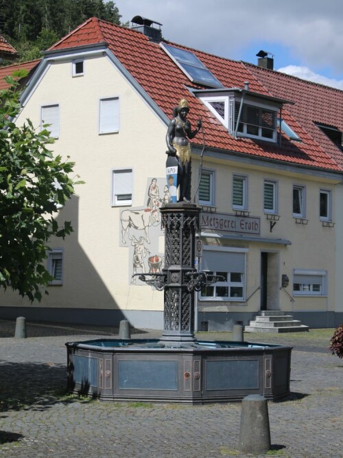 Möhringen Innenstadt Brunnen Stadt Rundgang 2025 09 (1)