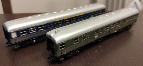 N wagen Silberling City Bahn Pop Art DB blau grün Andreas Gratz