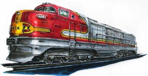 Santa FE Diselhydraulische Lok ML 8000 DD Matthias Theisen Tegernseer