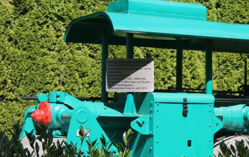 Walze Dampfwalze historisch Möhringen Stadt Rundgang 2025 09 (2)