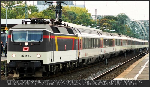 BR 120 DB Schweiz SBB Intercity IC RAe Panorama grau rot gelb AG