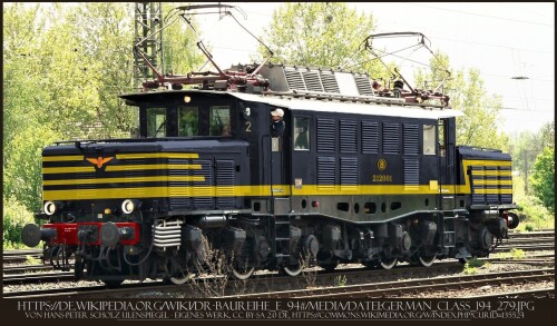Electric locomotive german class 194