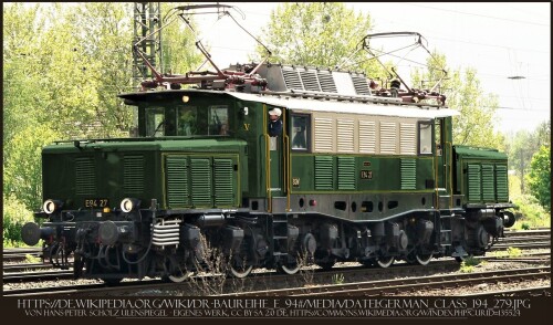Electric locomotive german class 194