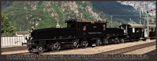 SBB Ce 6 8 II Krokodil mal anders Pennsylvania Railroad Transylvania