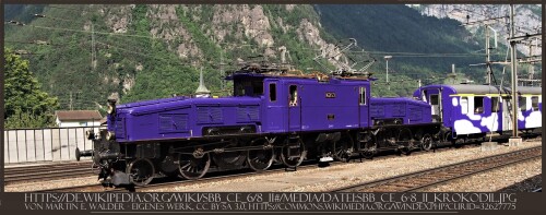 SBB Ce 6 8 II schweizer Krokodil mal anders (3)