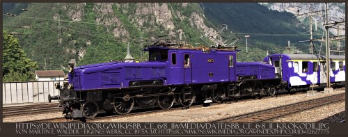 SBB Ce 6 8 II schweizer Krokodil mal anders (4)