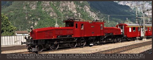 SBB Ce 6 8 II schweizer Krokodil mal anders (5)