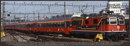 SBB Re 4 4 ÖBB EurofimaIC Wiki Intercity Schweiz Swiss rail SBB BLS