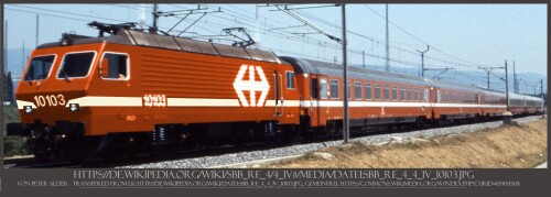 SBB Re 4 4 EurofimaIC Wiki Intercity Schweiz Swiss rail SBB BLS