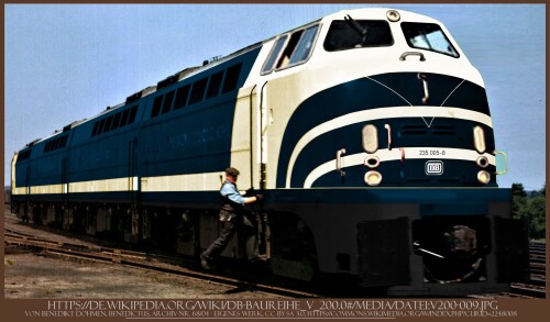 BR 220 V 200 ozeanblau beige F 7 Santa Fe prototype A B B A Unit (2)