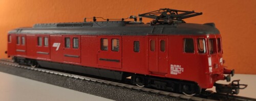 RBE 4 4 rot Posttriebwagen Gepäcktriebwagen SBB BLS Dikran1960 Dikran (6)