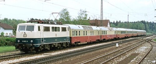 TEE Mediolanum Panoramawagen Domecar Rheingold Aussichtswagen Rheingold Trans Europ Express IC Lok I