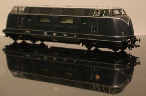 Märklin Trix V 200 002 blau stahlblau purpurrot für F Zug blauer Enzian Prototyp H0 aa (2)