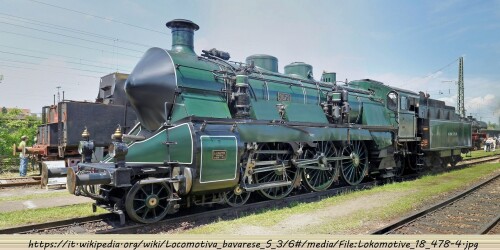 BR 18 478 2 S 3 6 Stromlinie Fotoanstrich grün königlich bayrische Staatsbahn BW NBördlingen Museum 