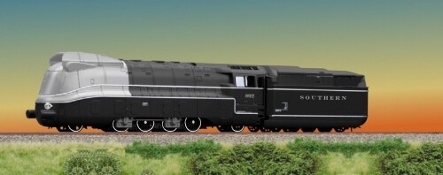 BR 19 1001 Stromlinie Dampfmotor 1 D 1 Achsfolge southern railway (1)