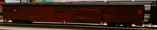 Pennsylvania Railroad Express Gepäckwagen The Juggernaut Pennsilvania Railroad Eisenbahnbastler Helm