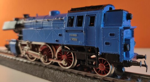 Tegernseebahn TAG 7 8 1 C 1 Kuppler Damplok blau Dikran1960 Dikran (6)