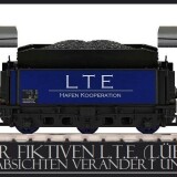 BR_55_Doppellok_L.T.E.-Fahrgestell_Treibstangen_blau_Messing_Dampflok_Fantasie_Phantasie