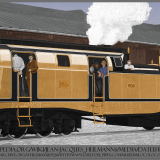 Heilmann_8001_dampdfelektrische_locomotive_Fusee_Electrique_bayrische_Staatsbahn_ocker_Beige_Ausstellungsanstrich