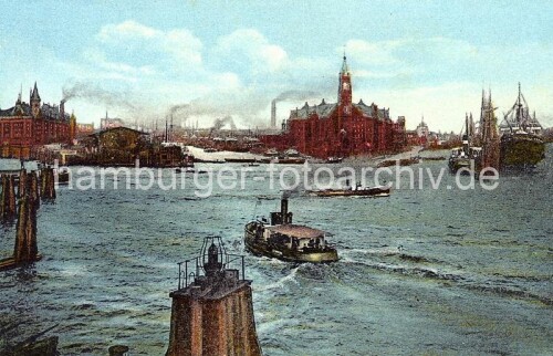 1875 erbaut Elbseite des Kaiserspeicher