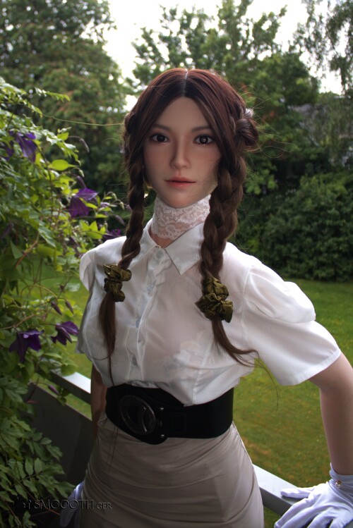 Smoooth SE Doll Cindy Tascha Buiseness Dress Boots Skirt white sexy portrait (3