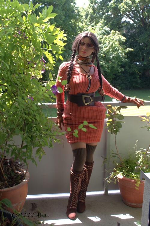 SMOOOTH SE Doll Sex Puppe sexy Skirt Boots Stockings (3)