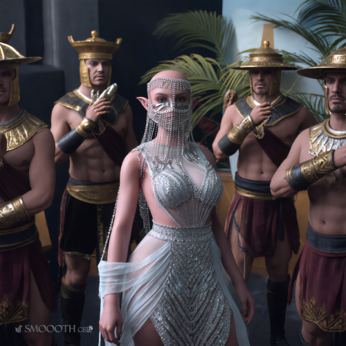 Smoooth Zelex Elfe King Katy silver skirt (1)