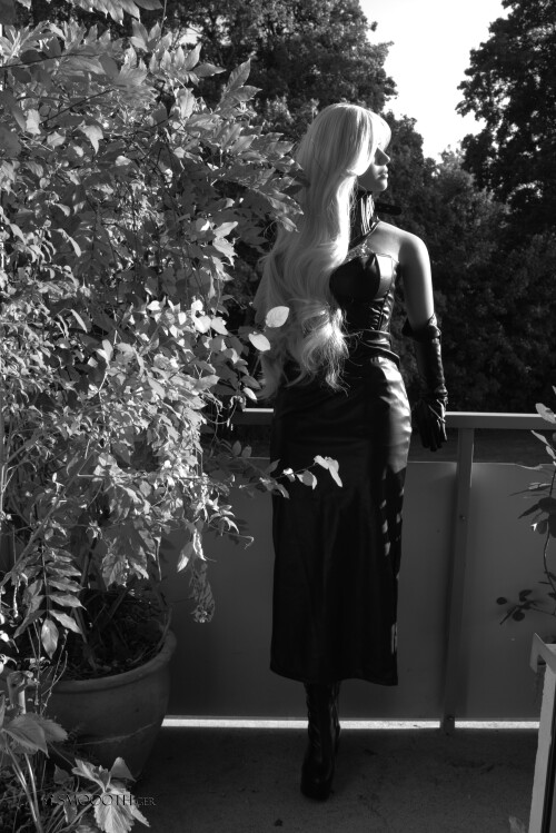 20260712 Smoooth SE Doll Cindy Latex Leather white wig black white (4)