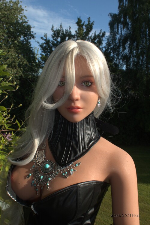 20260712 Smoooth SE Doll Cindy Latex Leather white wig (4)