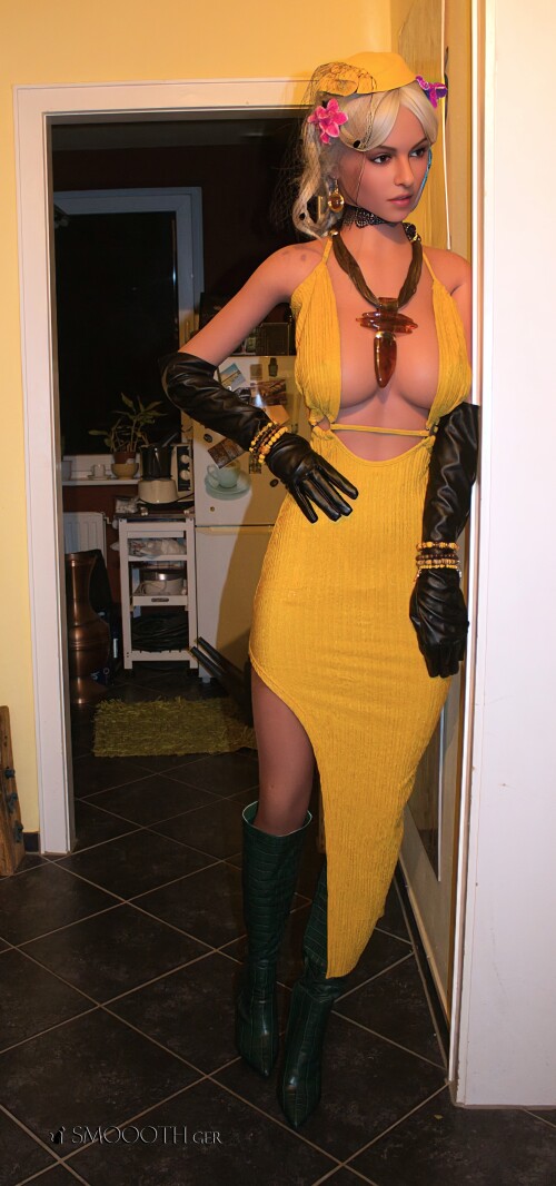 20260731 Smoooth Zelex ZXE223 Katy Wie anziehen yellow ckirt green boots Sex Doll (13)