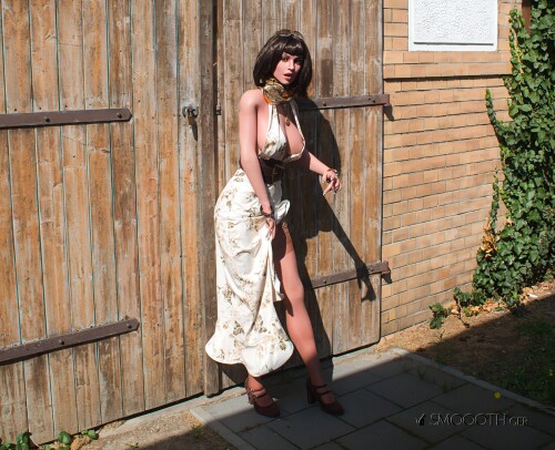 20260805 Smoooth Zelex ZXER 223 sexy Doll Katy in Warnemünde High heels Stockings sexy skirt summer 